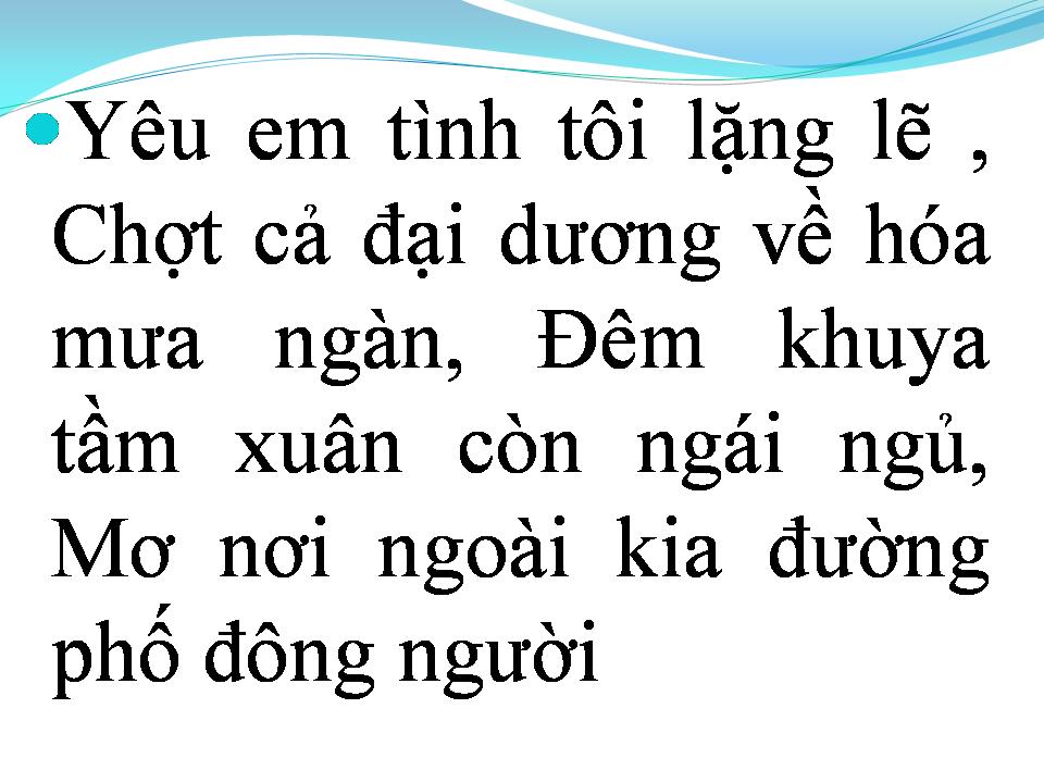 Lời bài hát CHIỀU BIỂN VẮNG THÊNH THANG