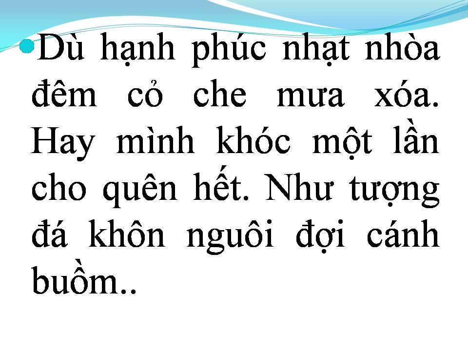 Lời bài hát CHIỀU BIỂN VẮNG THÊNH THANG