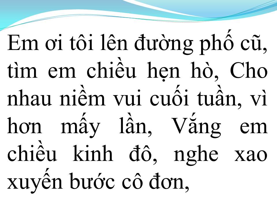 Lời bài hát CHIỀU CUỐI TUẦN