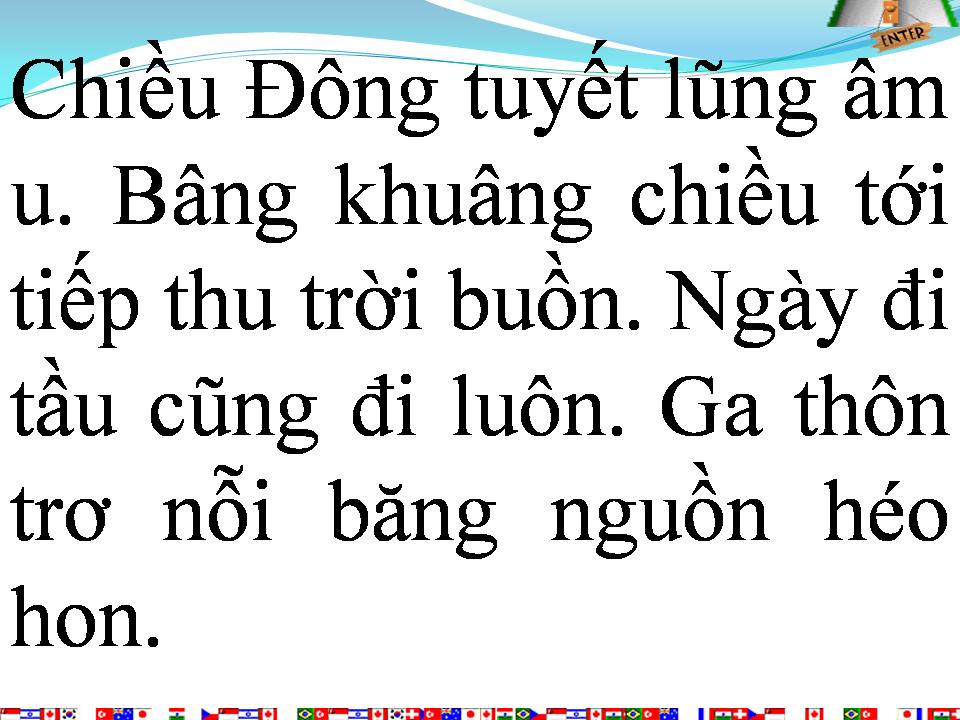 Lời bài hát CHIỀU ĐÔNG