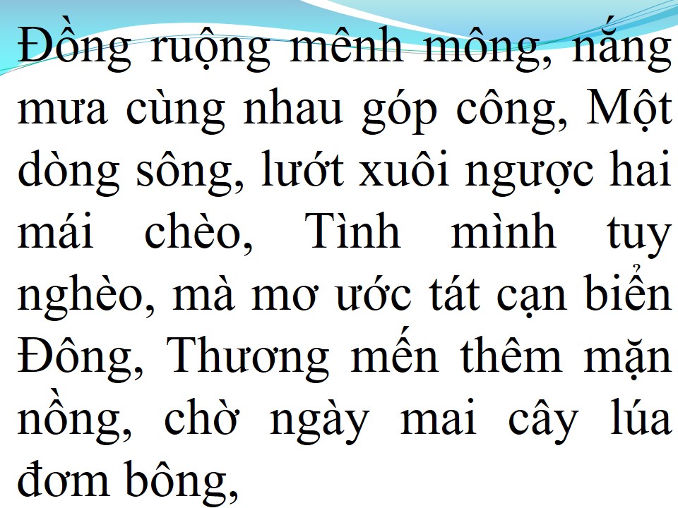 Lời bài hát CHIỀU ĐỒNG QUÊ
