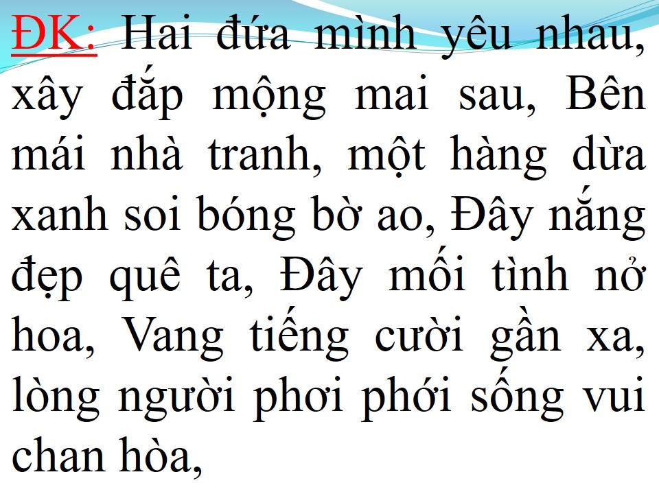 Lời bài hát CHIỀU ĐỒNG QUÊ