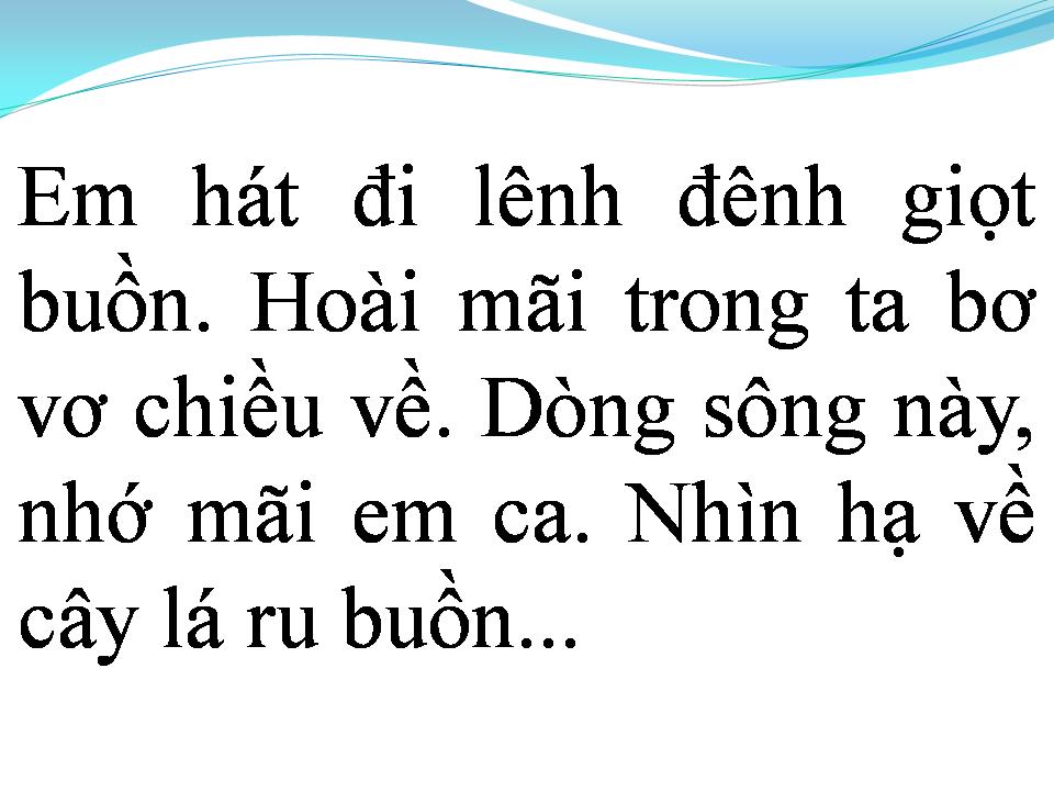 Lời bài hát CHIỀU HẠ VÀNG