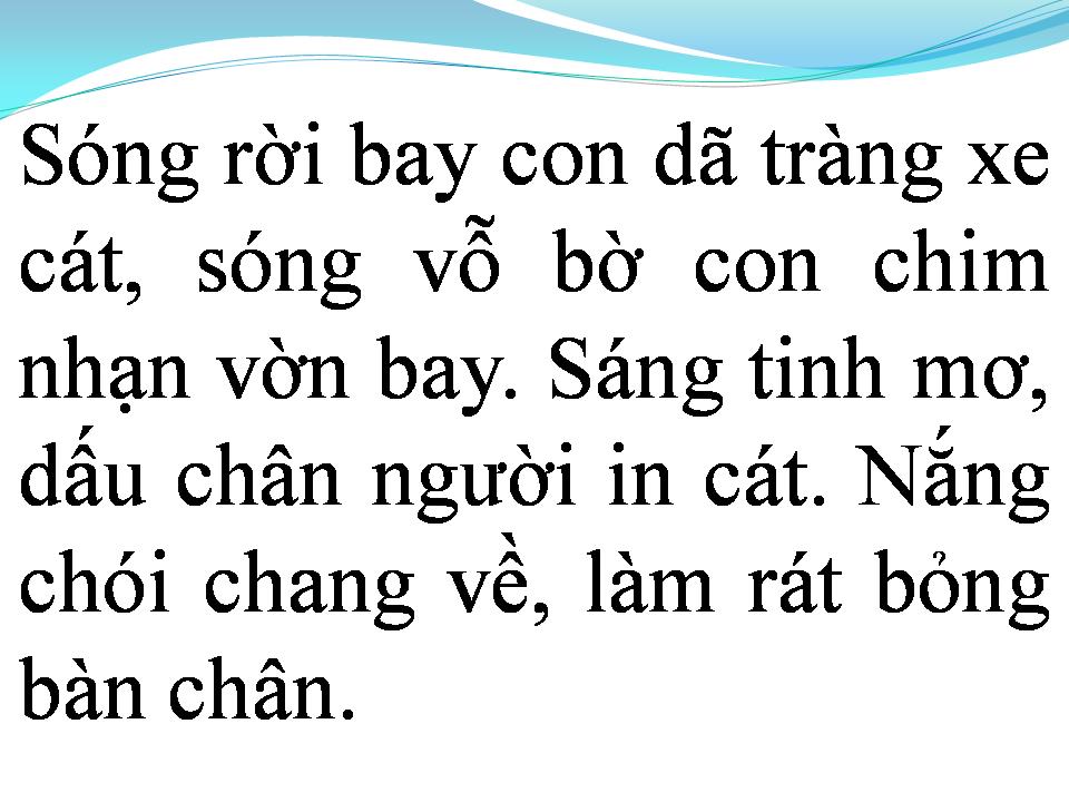 Lời bài hát CHIỀU HÈ TRÊN BÃI  BIỂN