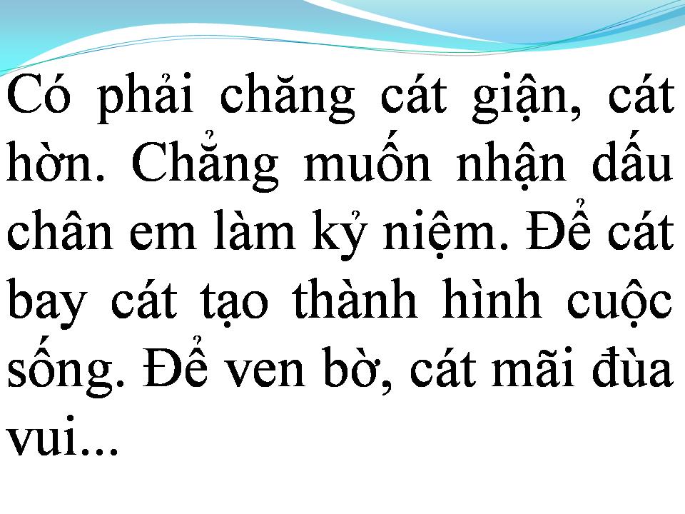 Lời bài hát CHIỀU HÈ TRÊN BÃI  BIỂN