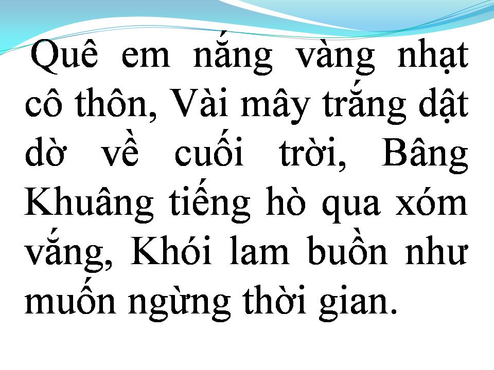 Lời bài hát CHIỀU LÀNG EM