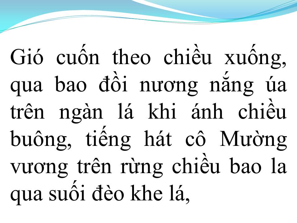Lời bài hát CHIỀU LÊN BẢN THƯỢNG