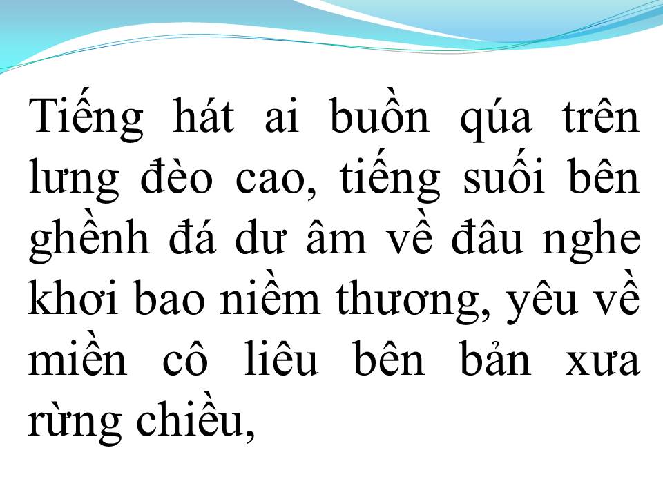 Lời bài hát CHIỀU LÊN BẢN THƯỢNG