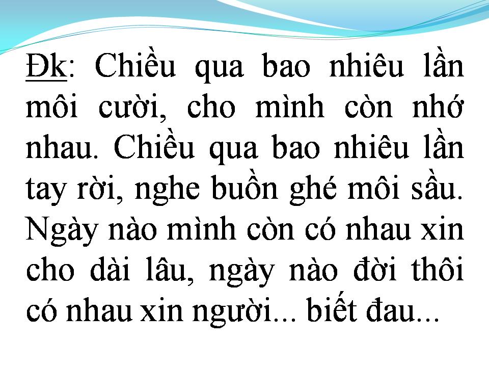 Lời bài hát CHIỀU MỘT MÌNH QUA PHỐ