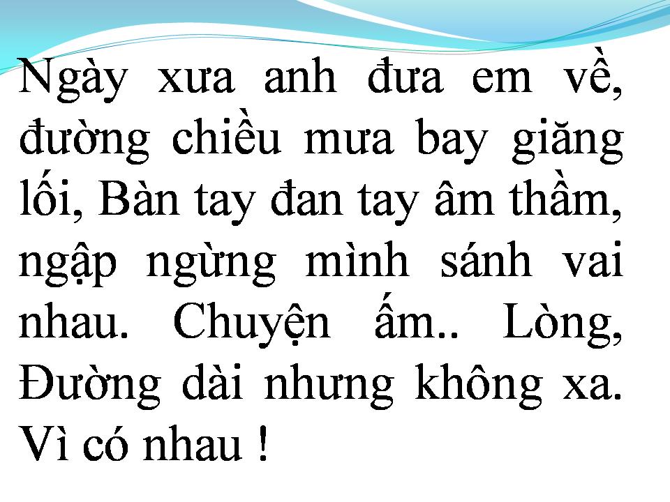 Lời bài hát CHIỀU MƯA ANH ĐƯA EM VỀ
