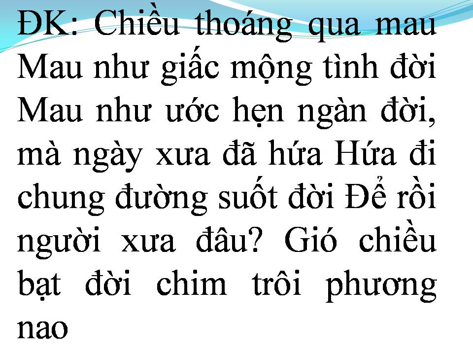 Lời bài hát CHIỀU MƯA ANH ĐƯA EM VỀ