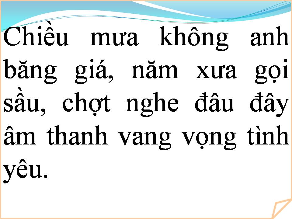 Lời bài hát CHIỀU MƯA CALI