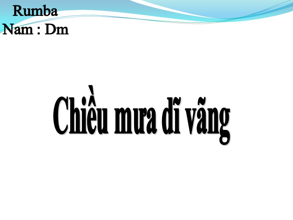 Lời bài hát CHIỀU MƯA DĨ VÃNG