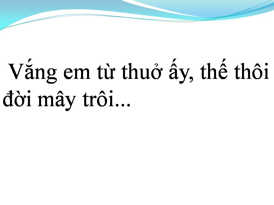 Lời bài hát CHIỀU MƯA DĨ VÃNG