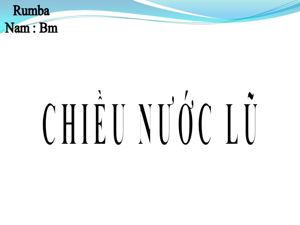 Lời bài hát CHIỀU NƯỚC LŨ