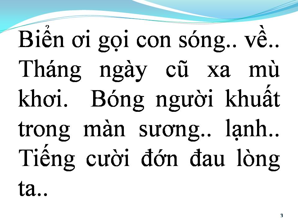 Lời bài hát CHIỀU NGHE BIỂN HÁT