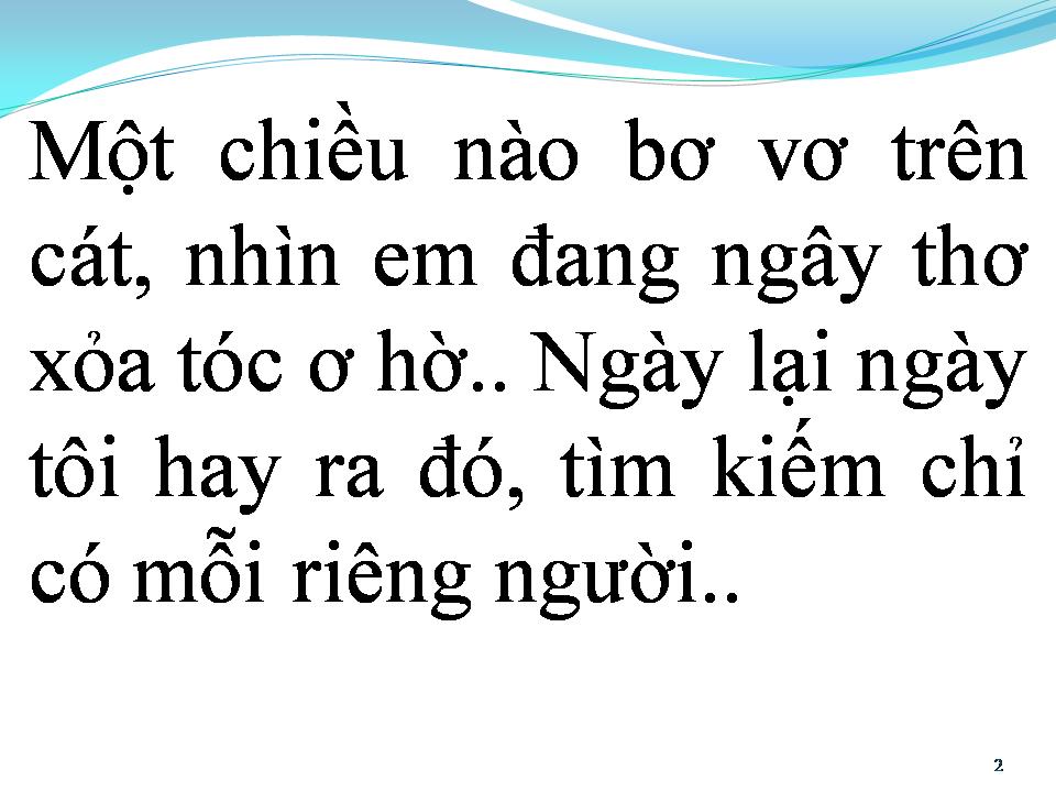 Lời bài hát CHIỀU NGHE BIỂN KHÓC