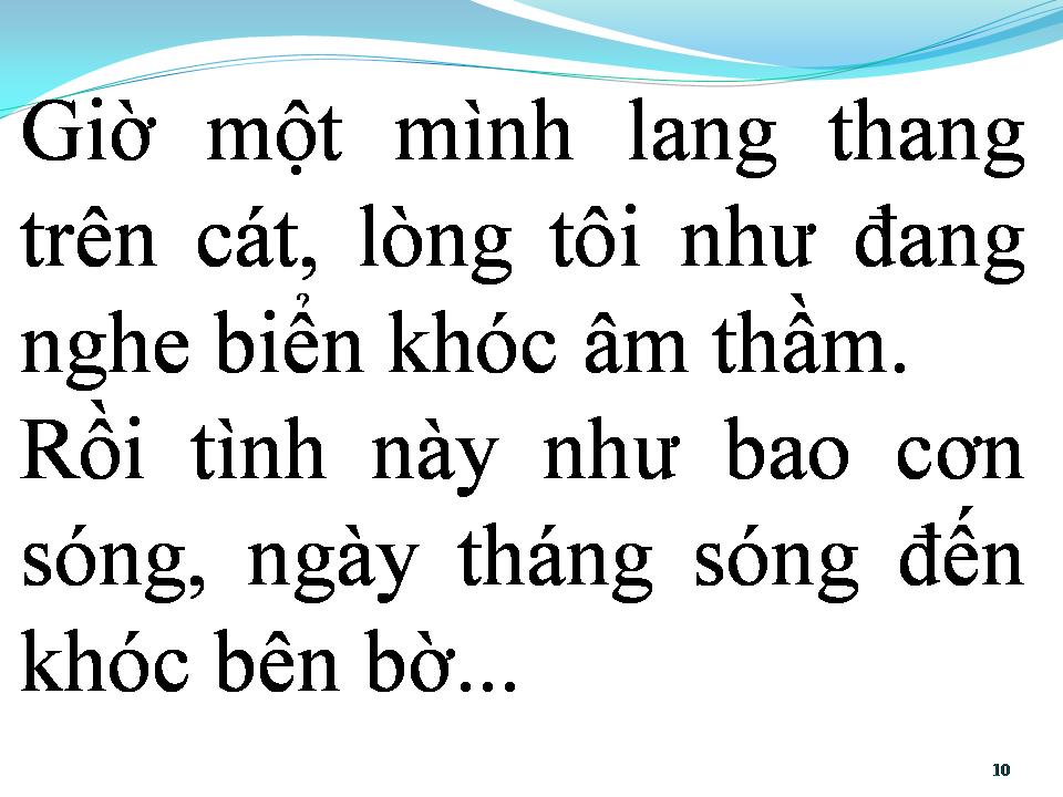 Lời bài hát CHIỀU NGHE BIỂN KHÓC