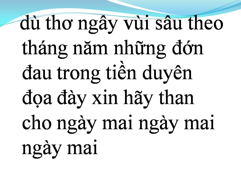 Lời bài hát CHIỀU PHI TRƯỜNG
