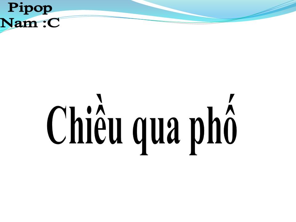 Lời bài hát CHIỀU QUA PHỐ
