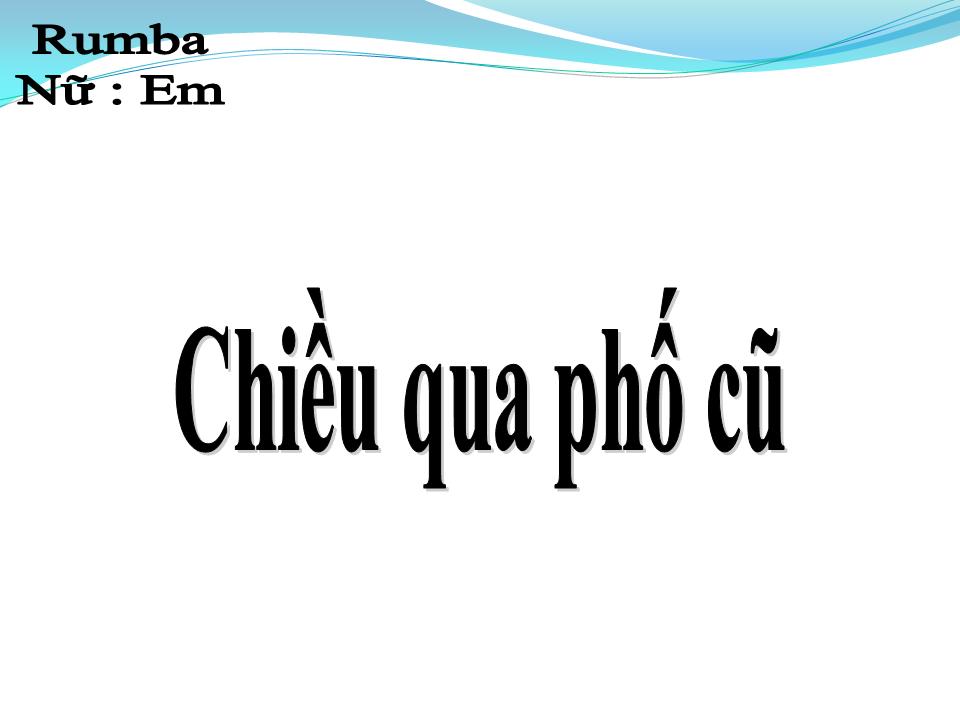 Lời bài hát CHIỀU QUA PHỐ CŨ