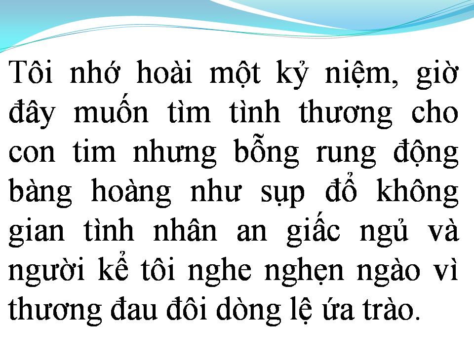 Lời bài hát CHIỀU QUA PHỐ CŨ
