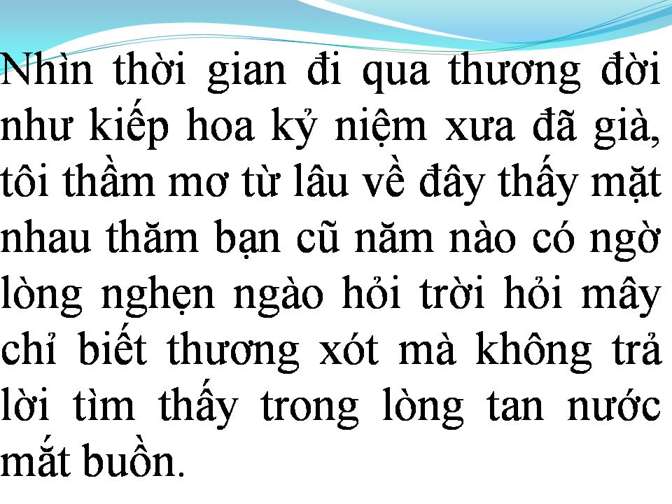 Lời bài hát CHIỀU QUA PHỐ CŨ