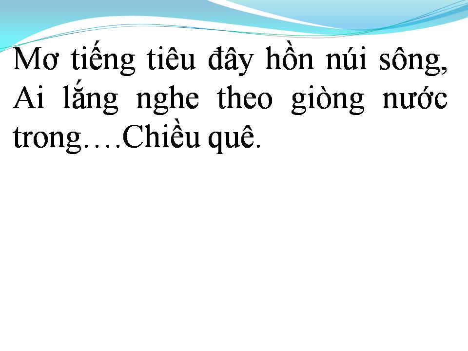 Lời bài hát CHIỀU QUÊ