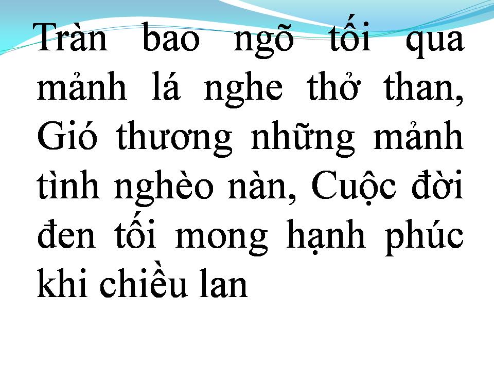 Lời bài hát CHIỀU TÀN