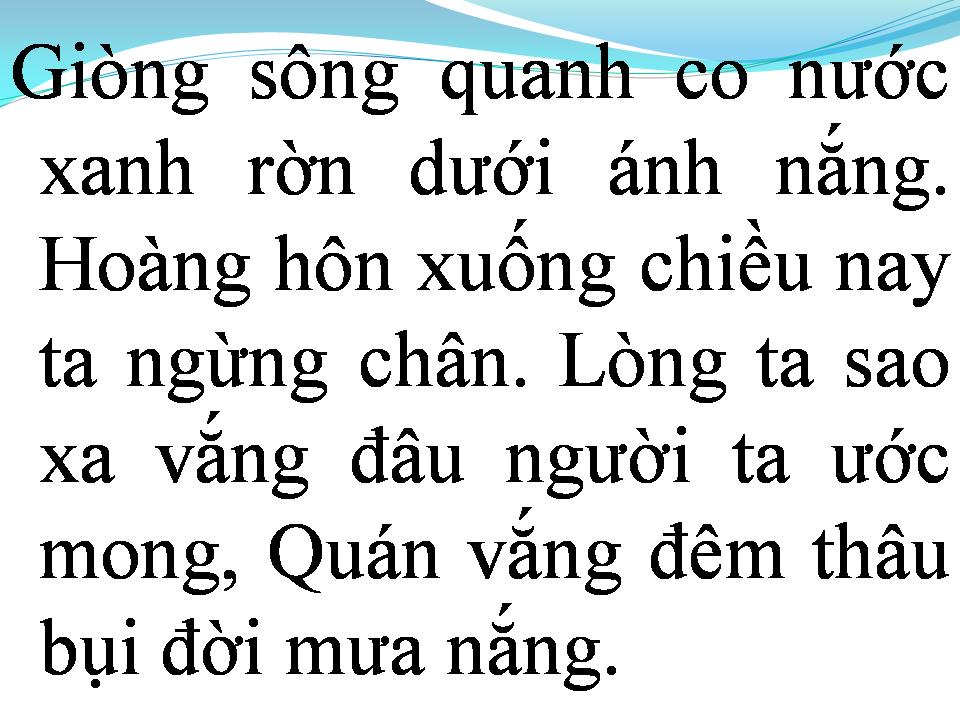 Lời bài hát CHIỀU THA HƯƠNG