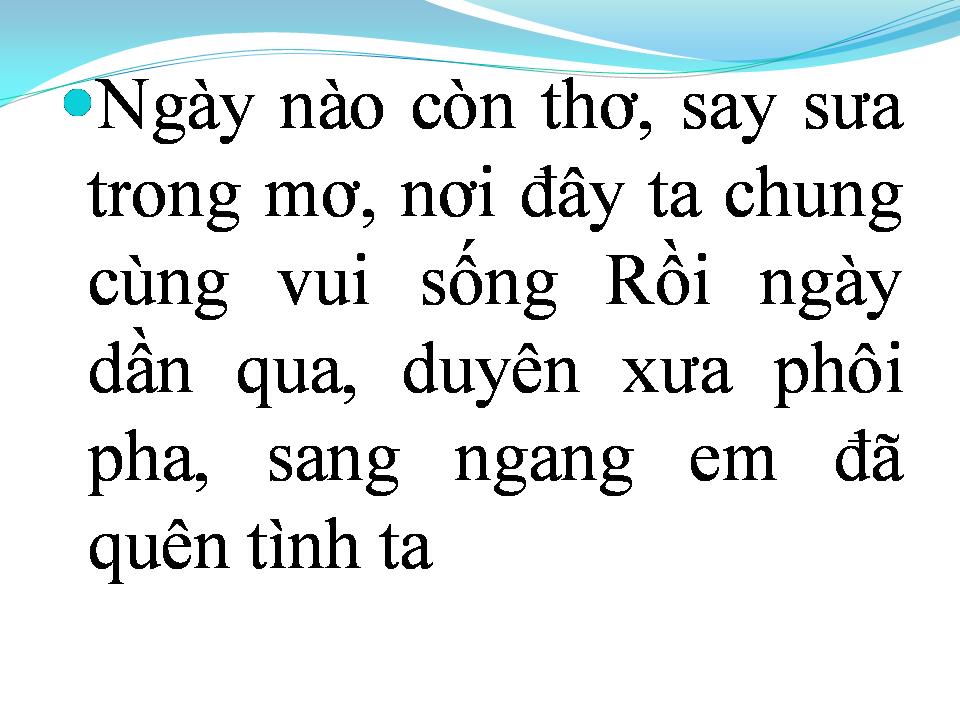 Lời bài hát CHIỀU THU ẤY