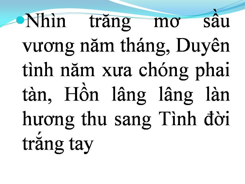 Lời bài hát CHIỀU THU ẤY