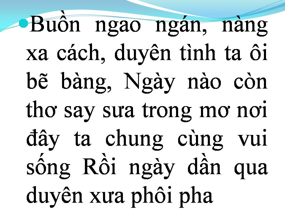 Lời bài hát CHIỀU THU ẤY