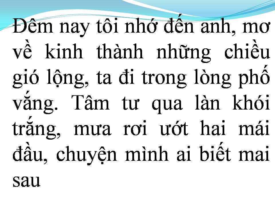 Lời bài hát CHIỀU THƯƠNG ĐÔ THỊ