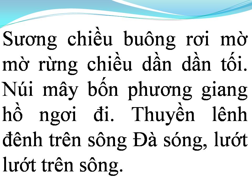 Lời bài hát CHIỀU VÀNG