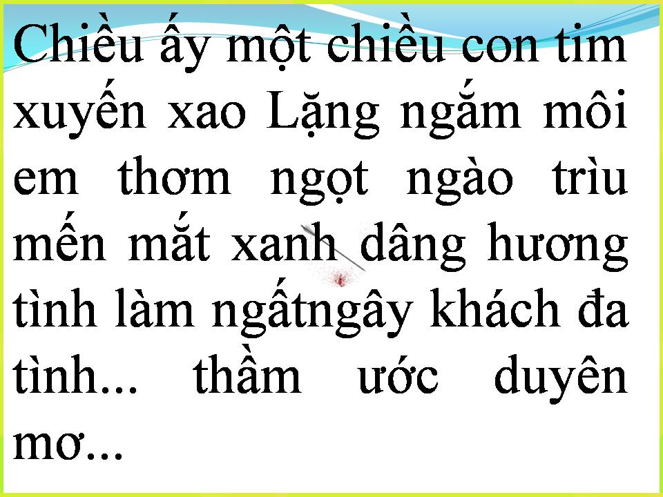 Lời bài hát CHIỀU VÀO THU
