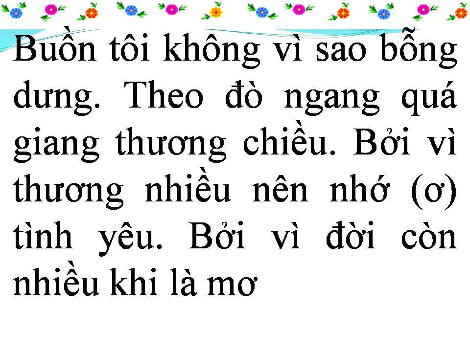 Lời bài hát CHIỀU VỀ TRÊN SÔNG
