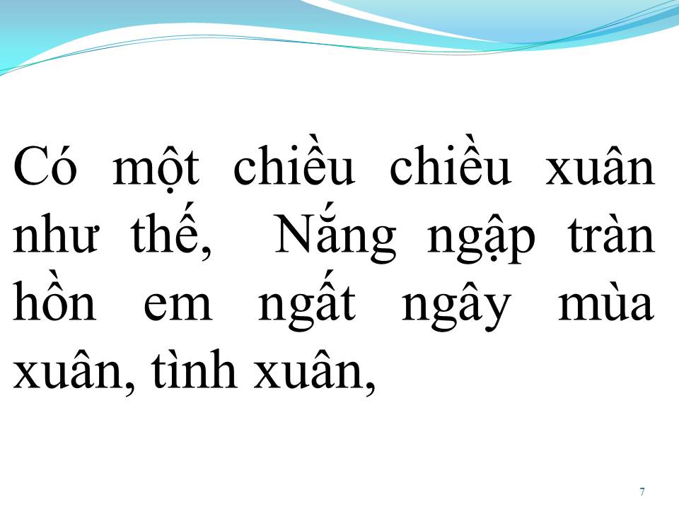 Lời bài hát CHIỀU XUÂN