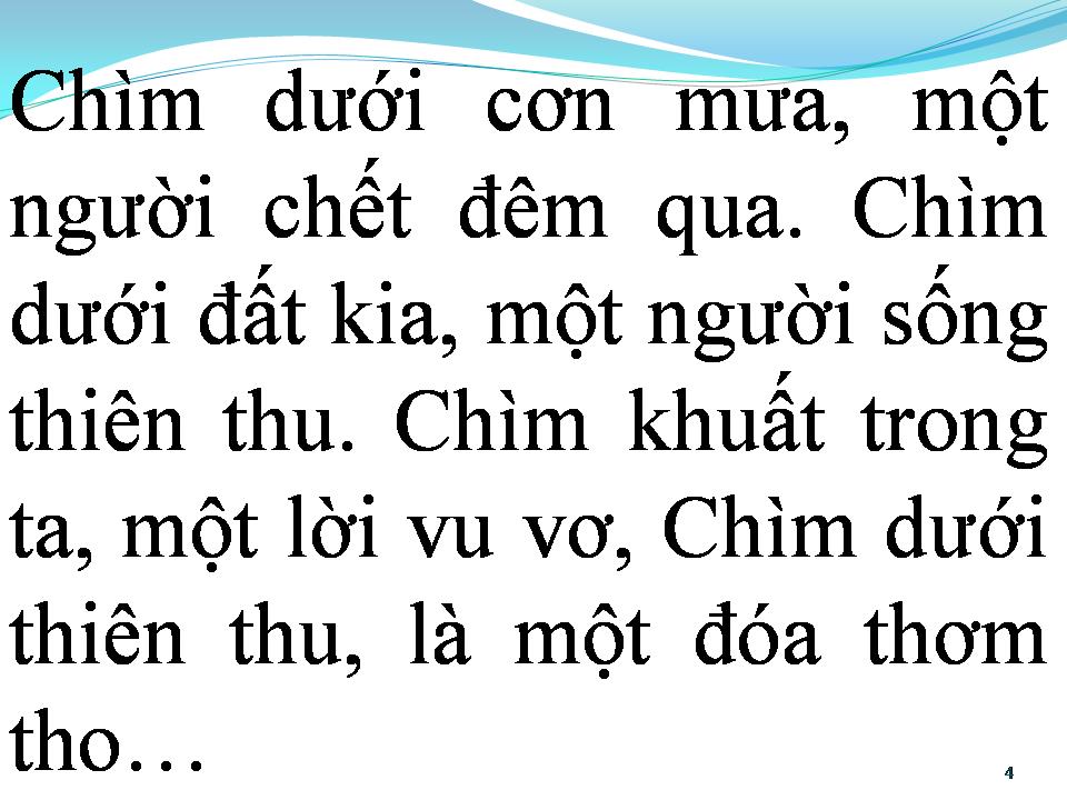 Lời bài hát CHÌM DƯỚI CƠN MƯA