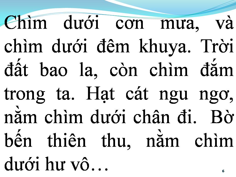 Lời bài hát CHÌM DƯỚI CƠN MƯA