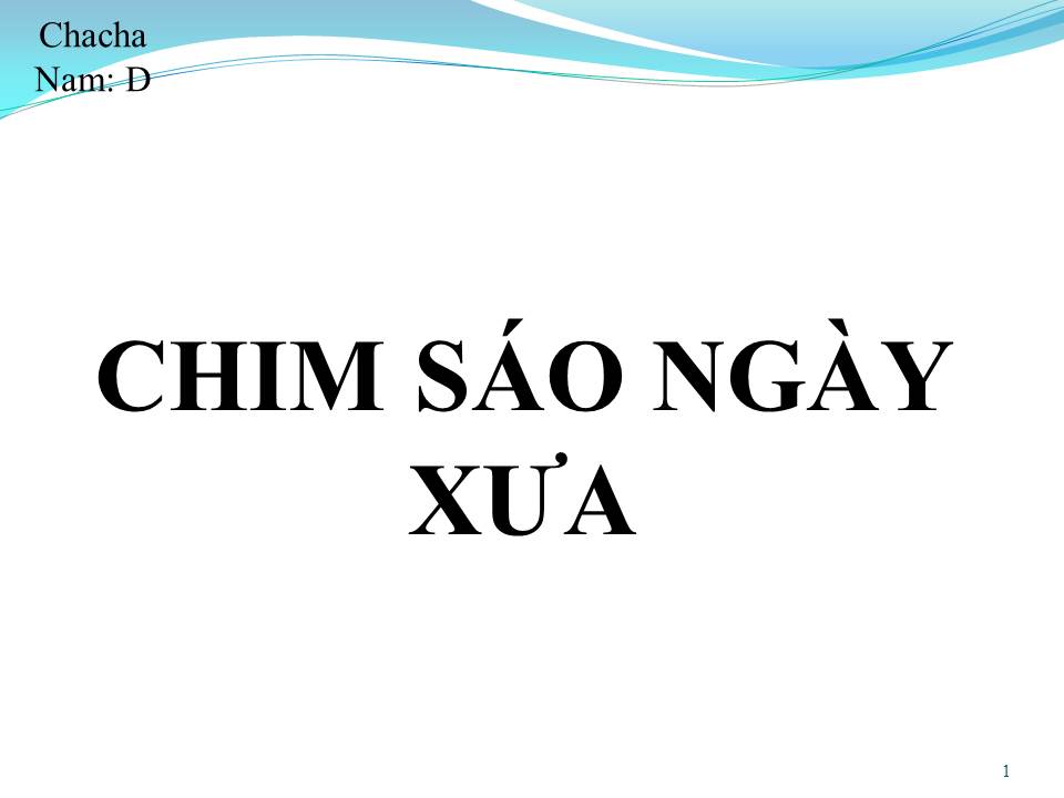 Lời bài hát CHIM SÁO NGÀY XƯA