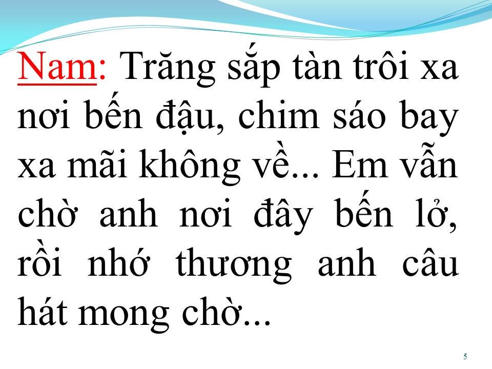 Lời bài hát CHIM TRẮNG MỒ CÔI (SONG CA)