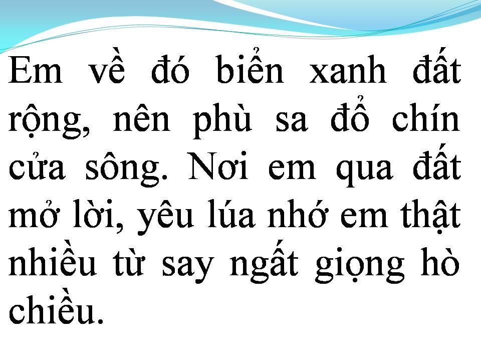 Lời bài hát CHÍN DÒNG SÔNG HÒ HẸN