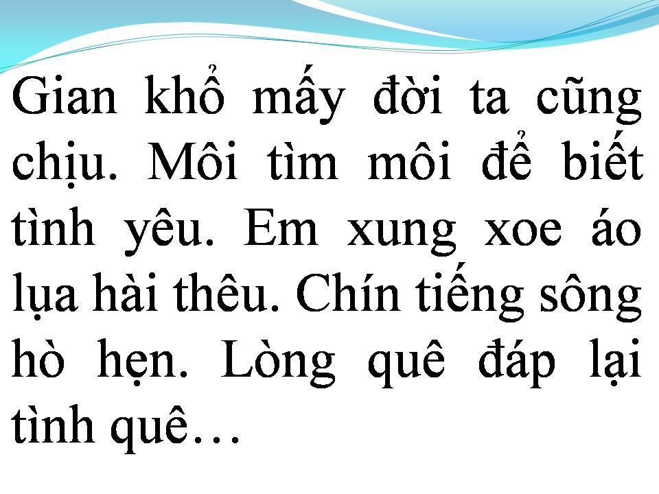 Lời bài hát CHÍN DÒNG SÔNG HÒ HẸN