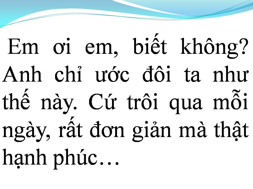 Lời bài hát CHÍNH LÀ ANH