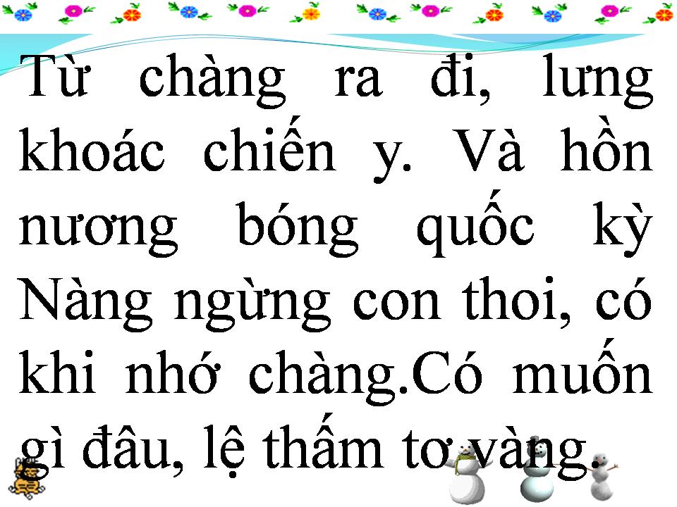 Lời bài hát CHINH PHỤ CA