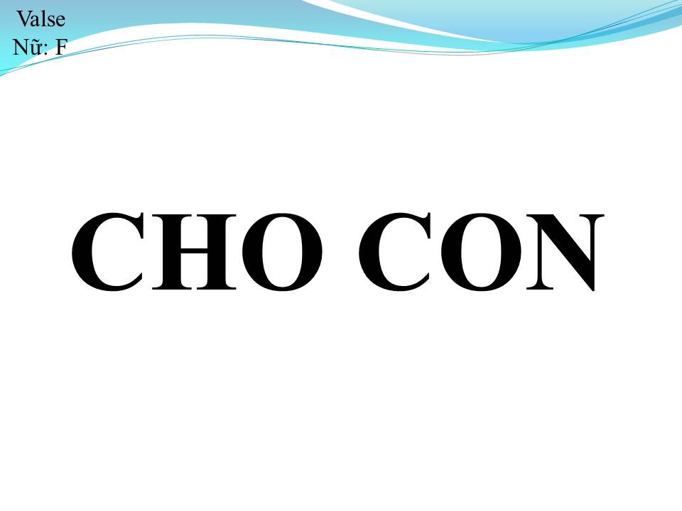 Lời bài hát CHO CON