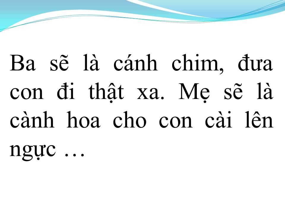 Lời bài hát CHO CON