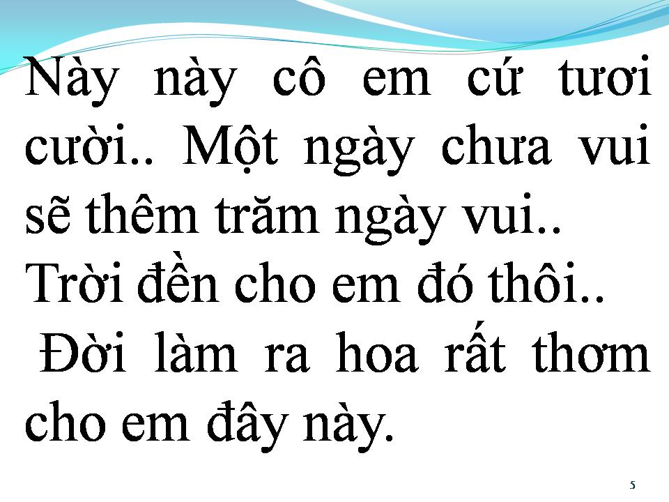 Lời bài hát CHO EM