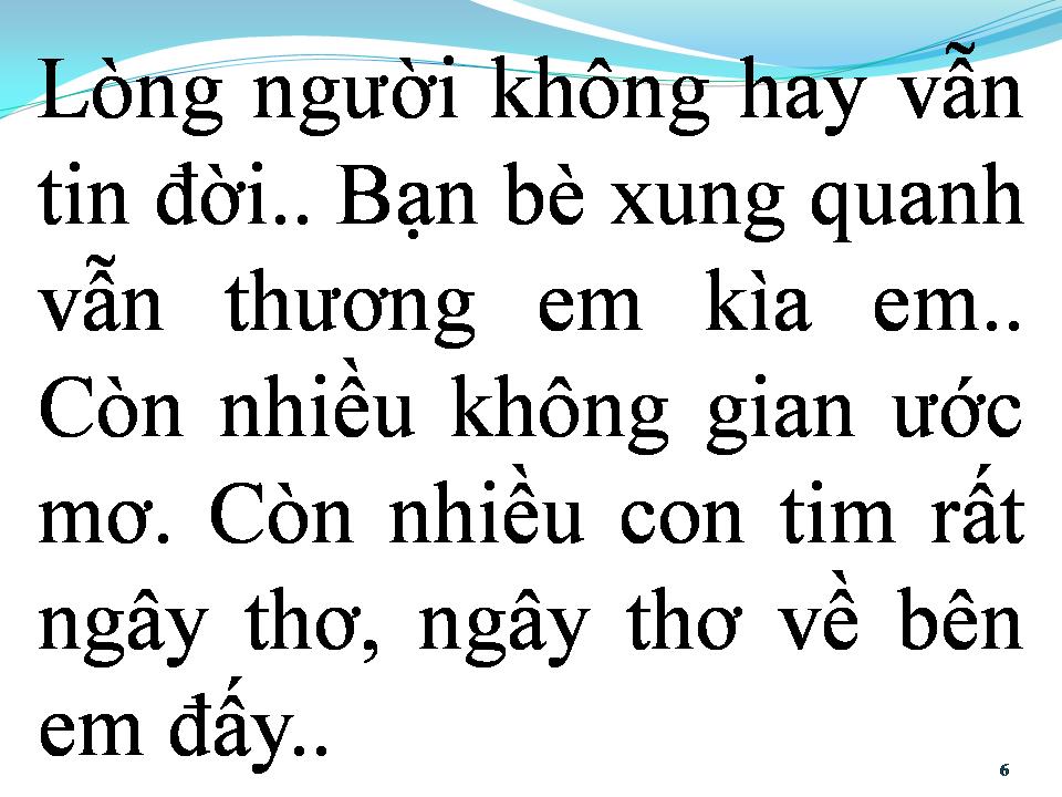 Lời bài hát CHO EM